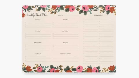 Rifle Paper Co. Weekly Meal Planner