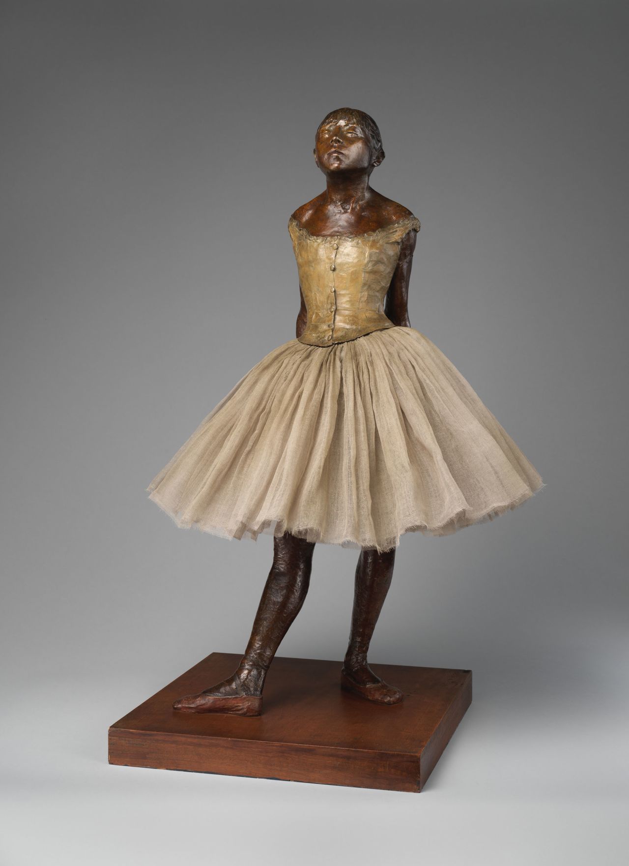 "Little Dancer Aged Fourteen" caused a scandal when Degas debuted it.