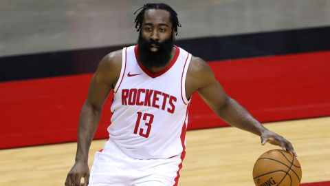 In addition to announcing the postponement of Wednesday's game between the Thunder and Rockets because of Covid-19, the NBA said Rockets star James Harden is "unavailable" due to a violation of the health and safety protocols.