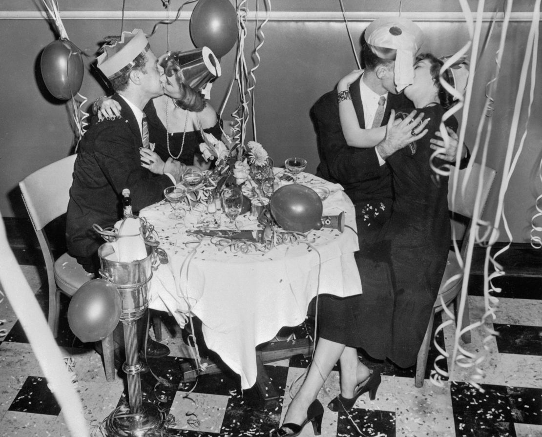 New Year's Eve has its own set of rituals: the ball drop, resolutions and sealing the new year with a kiss.