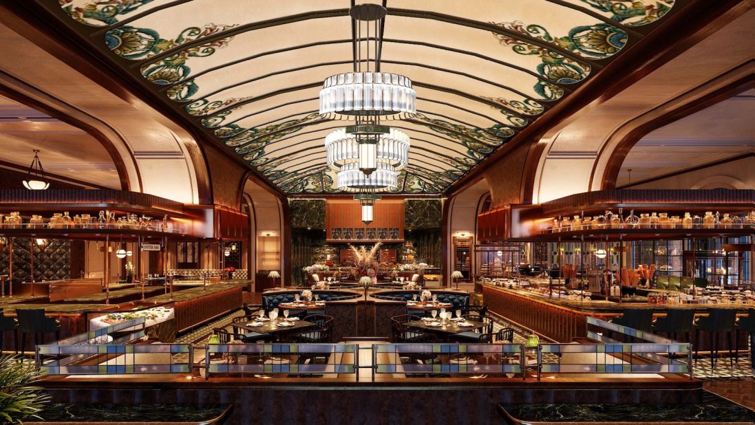<strong>Churchill's Table: </strong>Dining options at The Londoner include Churchill's Table, which was inspired by a classic Victorian food hall and offers an international buffet. 