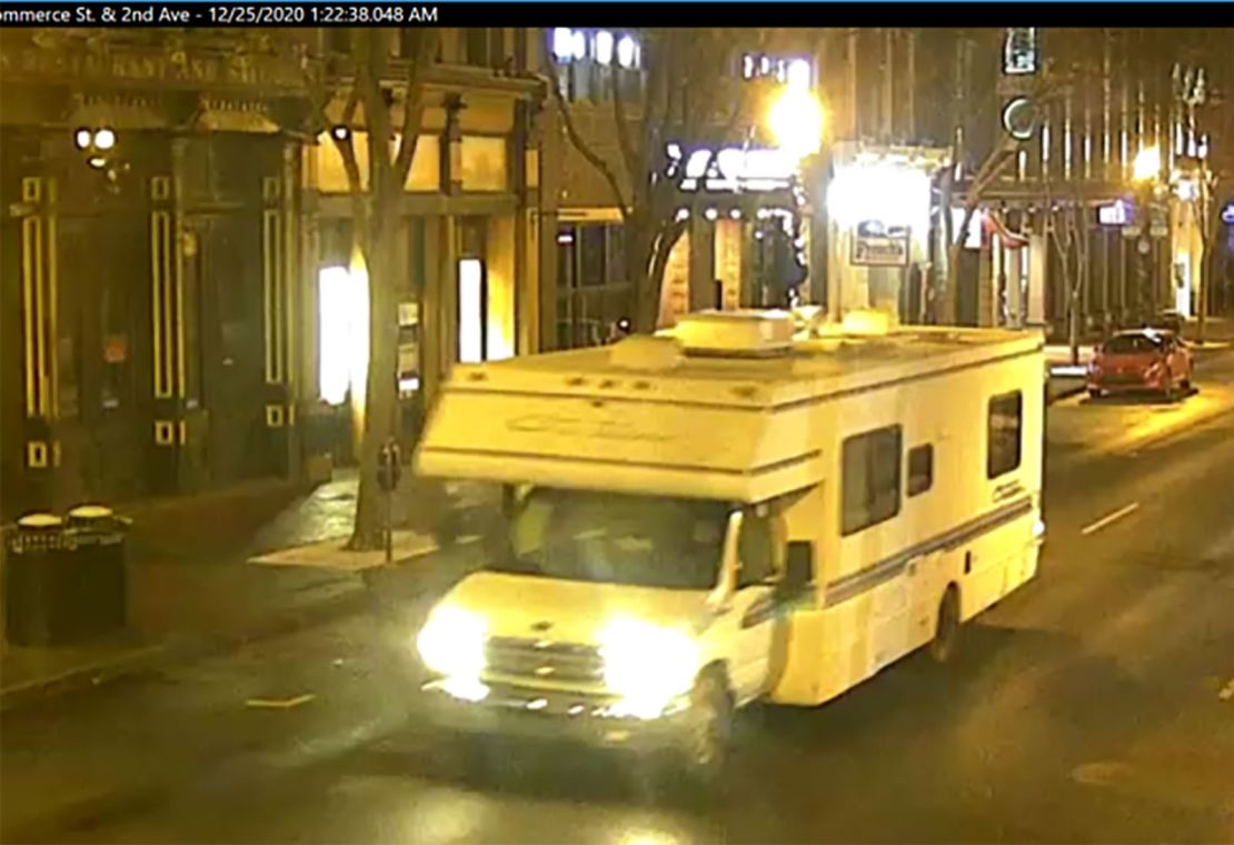 Metro Nashville Police Department released a photo of the RV involved in the explosion early Christmas morning.