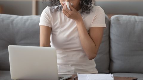 Blowing your nose into a tissue and then washing your hands afterward is a hygienic way to get rid of crusts.