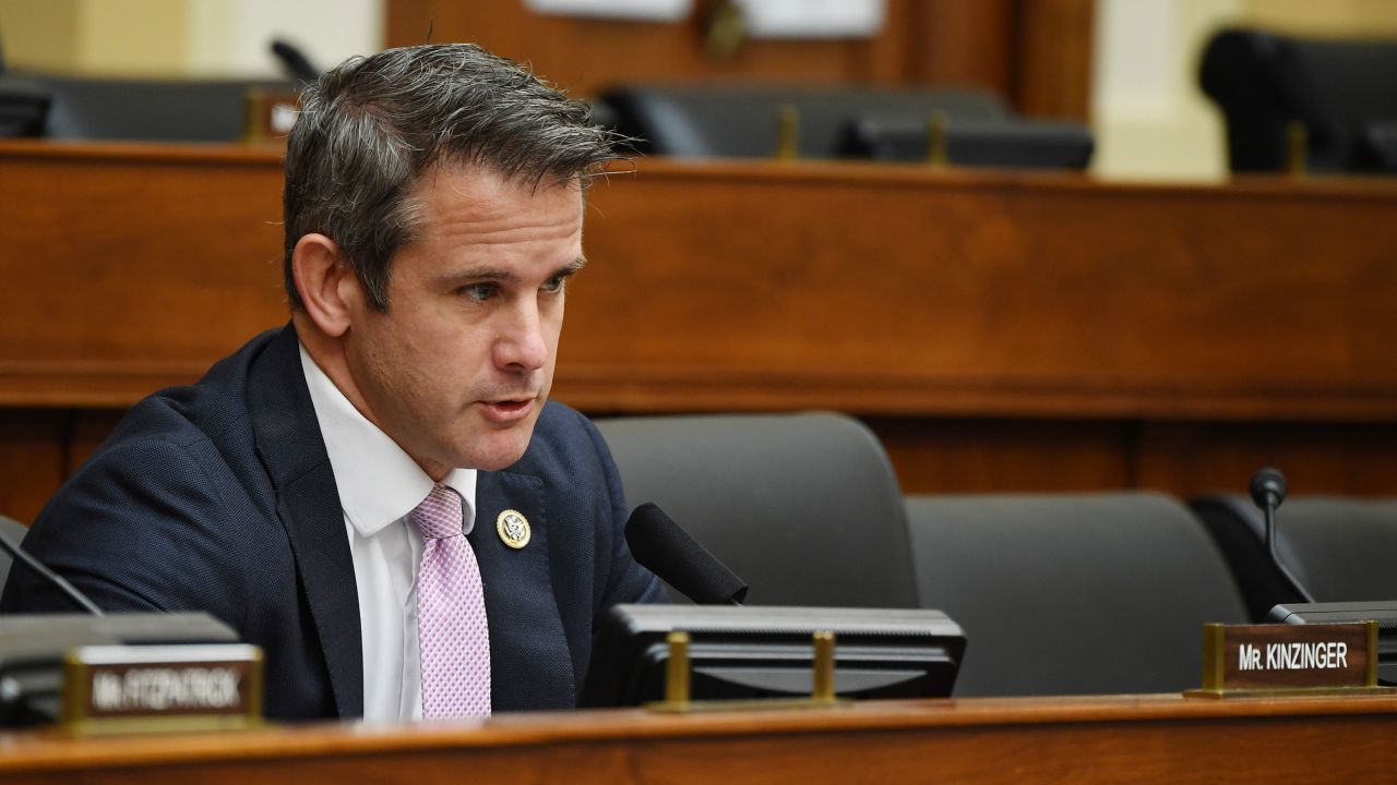 Rep. Adam Kinzinger, a Republican from Illinois, is seen last fall. 