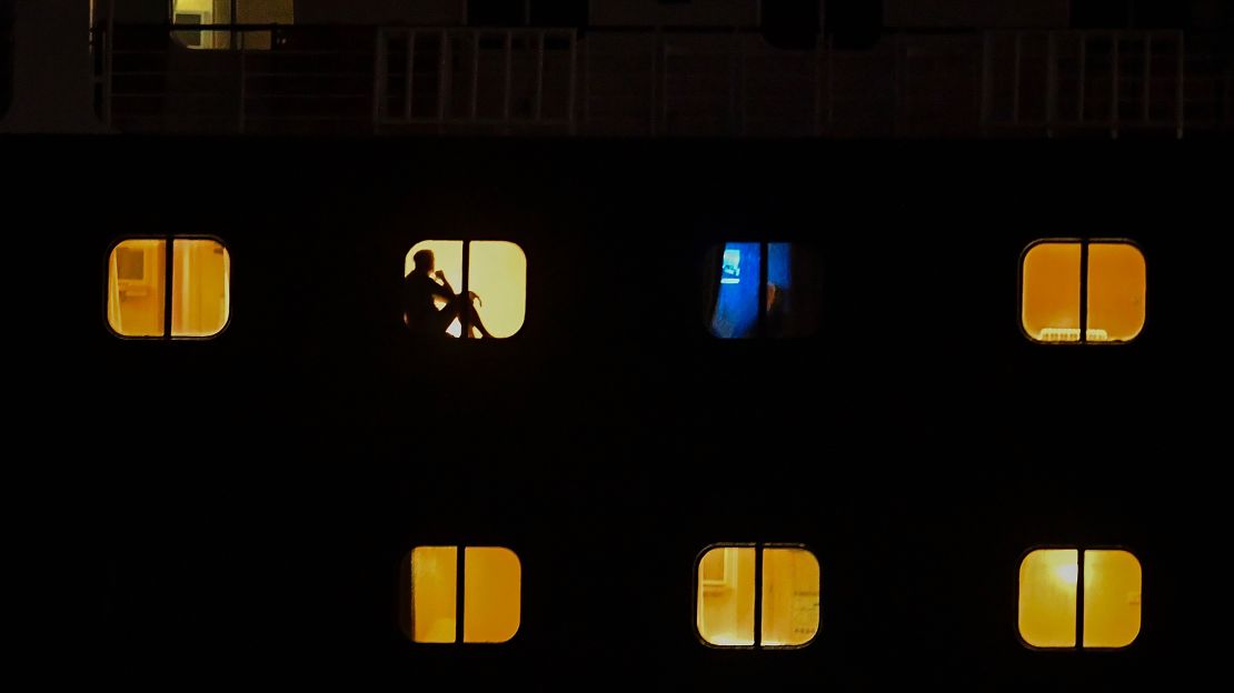 Cruise ships such as Holland America's Zaandam, pictured, struggled to disembark guests.