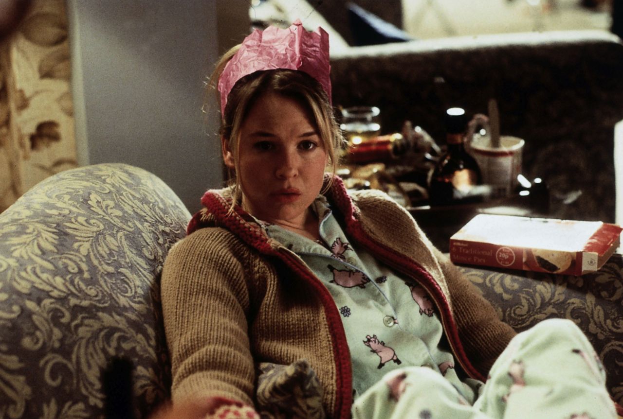 Renee Zellweger plays the title character looking for Mr. Right in romantic comedy "Bridget Jones's Diary" from 2001.