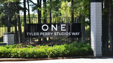 A view of Tyler Perry Studios in Atlanta