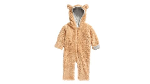 Nordstrom Cozy Plush Fleece Bear Romper