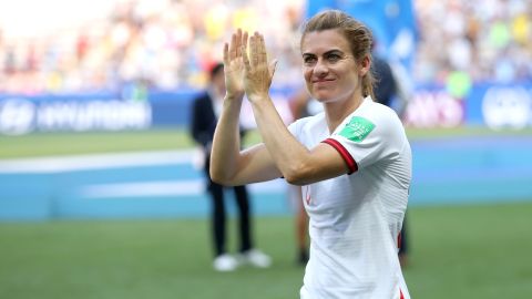 Karen Carney made 144 appearances for England.