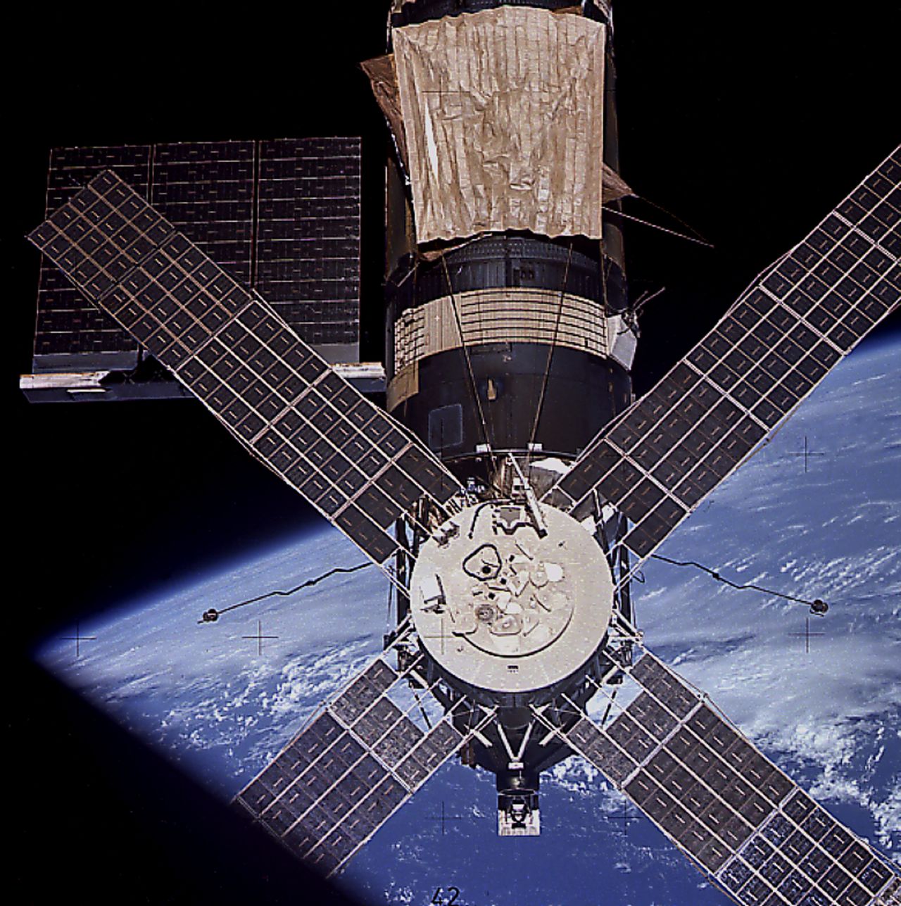 <strong>1973: </strong>Skylab was America's first space station and crewed research laboratory. It was built using the modified stage of a Saturn V rocket, which was fitted with <a href="https://www.nasa.gov/feature/skylab-america-s-first-space-station" target="_blank" target="_blank">living quarters</a> for three astronauts. Skylab launched into space on May 14, and spent six years in orbit, home to three successive crews. The longest stay for any crew on the station was <a href="https://www.nasa.gov/mission_pages/skylab/missions/skylab_summary.html" target="_blank" target="_blank">84 days</a>. 