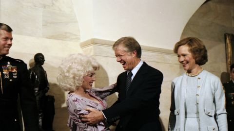 When Dolly Parton performed at a 1979 country music gala in Washington, DC, Carter and wife Rosalynn were in the front row.