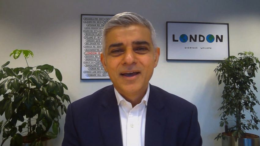CNN's Hala Gorani speaks with London Mayor Sadiq Khan amid a record number of reported Covid-19 cases in the United Kingdom. London's iconic fireworks show over the River Thames is canceled this year, and much of England is now under tough stay-at-home restrictions.
