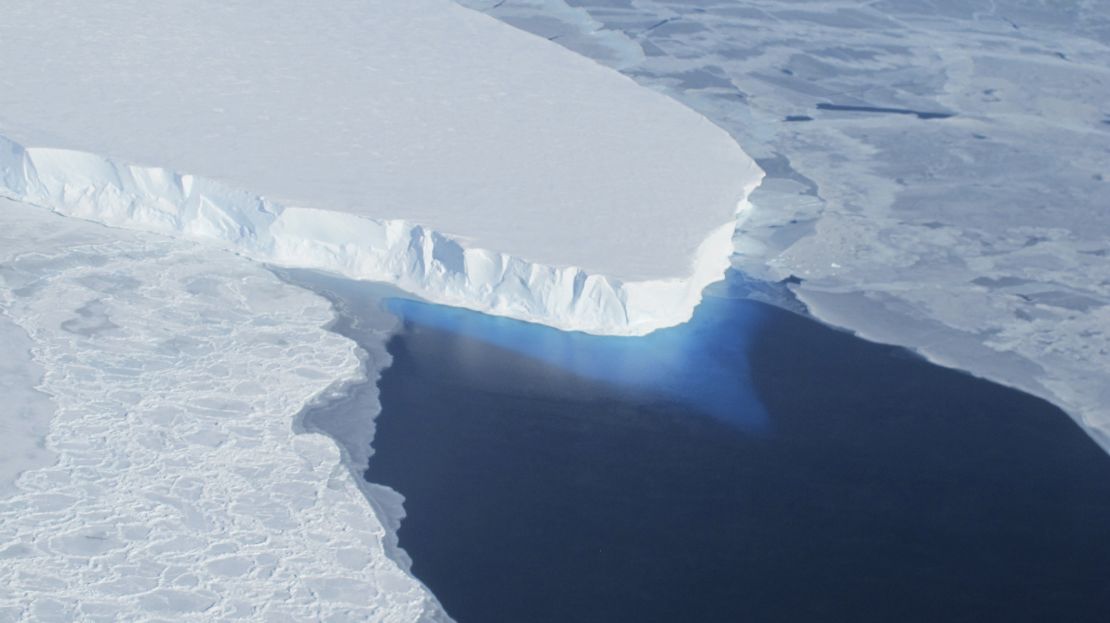 Glaciar Thwaites en la Antártida