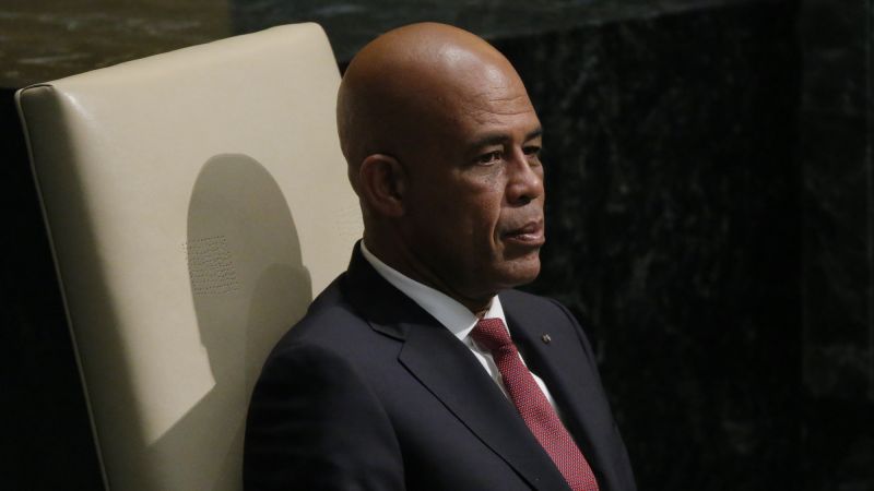 US sanctions former Haitian President Martelly over drug trafficking allegations