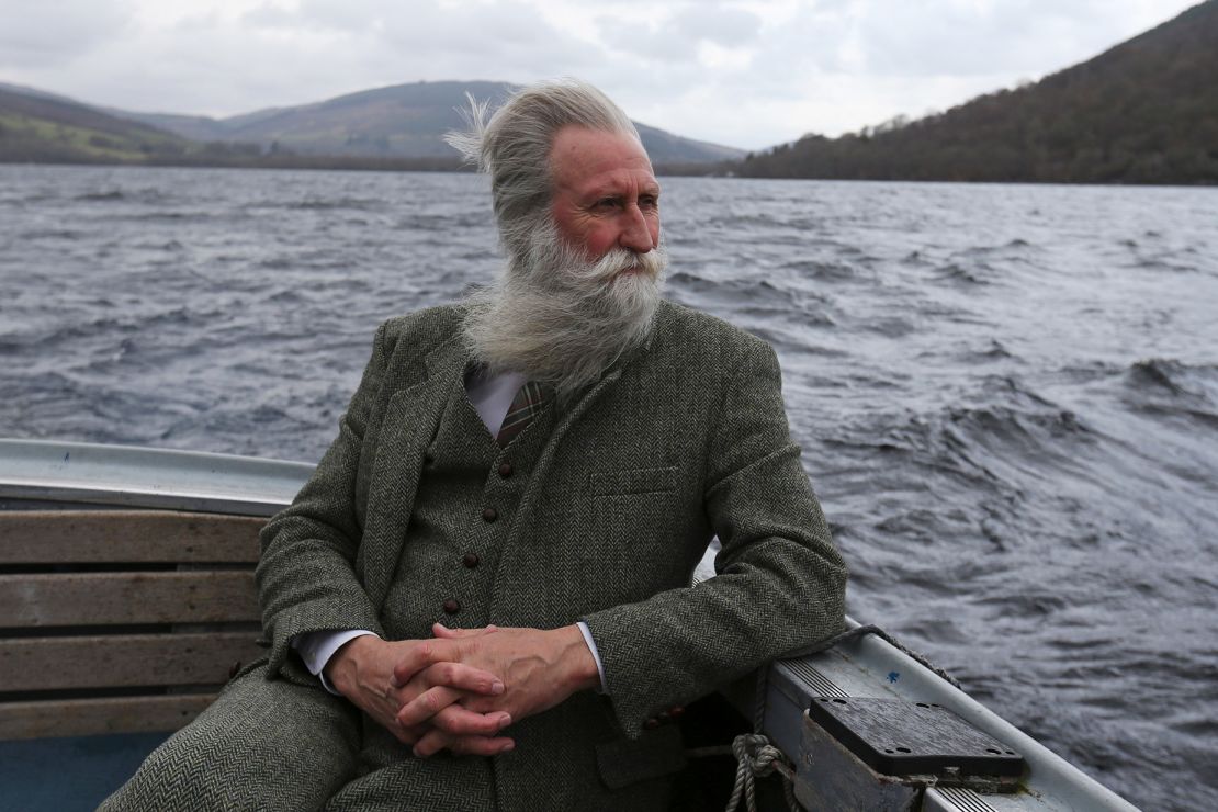 Adrian Shine sailing out on his beloved loch in 2016.