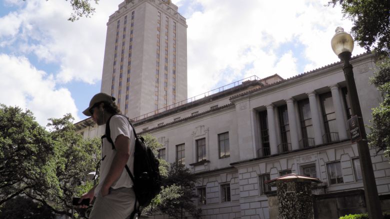 A student walks at the University of Texas campus in Austin, Texas, June 23, 2016. The U.S. Supreme Court on Thursday, upheld the practice of considering race in college admissions, rejecting a white woman's challenge to a University of Texas affirmative action program designed to boost the enrollment of minority students. REUTERS/Jon Herskovitz