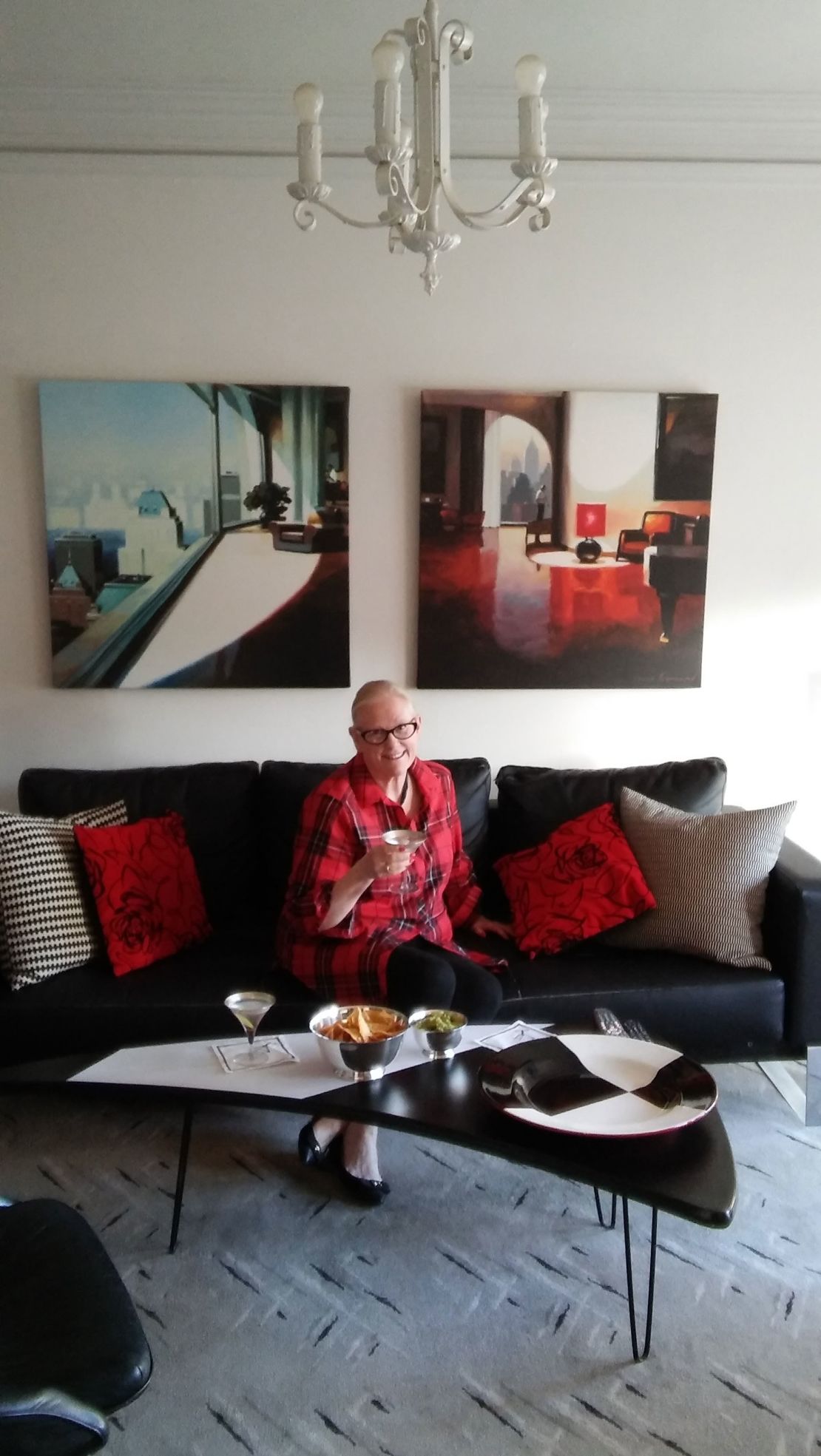 Joanna in the rent-controlled apartment in San Francisco she'd previously lived in for over four decades.