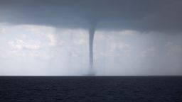 A waterspout is formed during a storm in the Mediterranean Sea, October 1, 2018. REUTERS/Alkis Konstantinidis