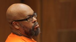 Marion "Suge" Knight appears in court to formally receive his prison sentence for a manslaughter conviction for a 2015 hit-and-run, in Los Angeles, in October 2018.