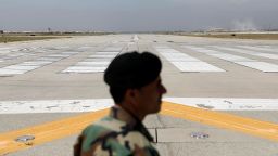 Runway is seen at Bagram U.S. air base, after American troops vacated it, in Parwan province, Afghanistan July 5, 2021.