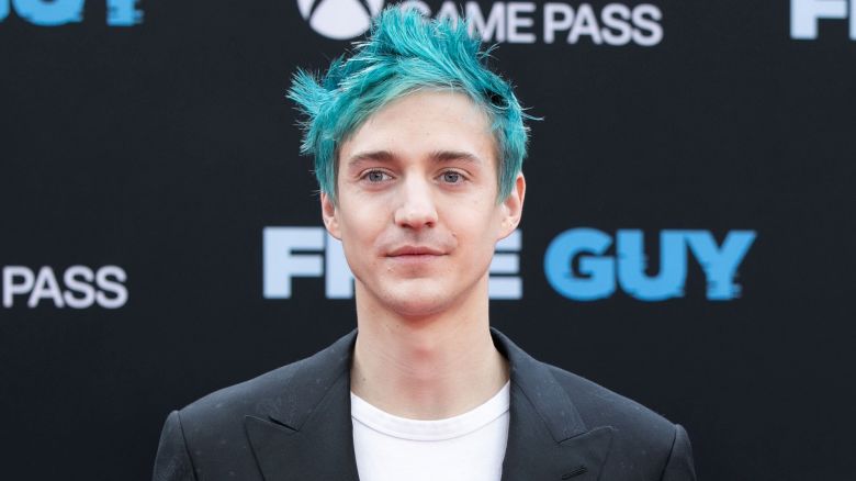 U.S. streamer and professional eSports player, actor Richard Tyler Blevins poses at the premiere for the film "Free Guy" in New York City, New York, U.S., August 3, 2021.