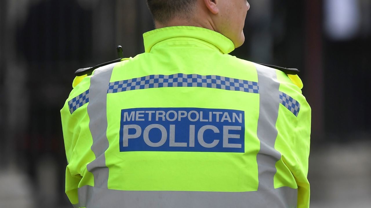 A Metropolitan Police officer in London, in this 2021 file photo.