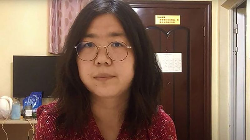 Китайска журналистка, хвърлена в затвора заради репортажите си за Covid, трябва да бъде освободена след четири години
