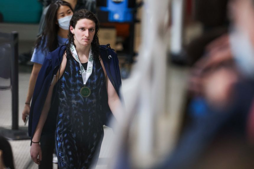 Lia Thomas won the women's 500-yard freestyle final during the 20202 Ivy League Swimming and Diving Championships.