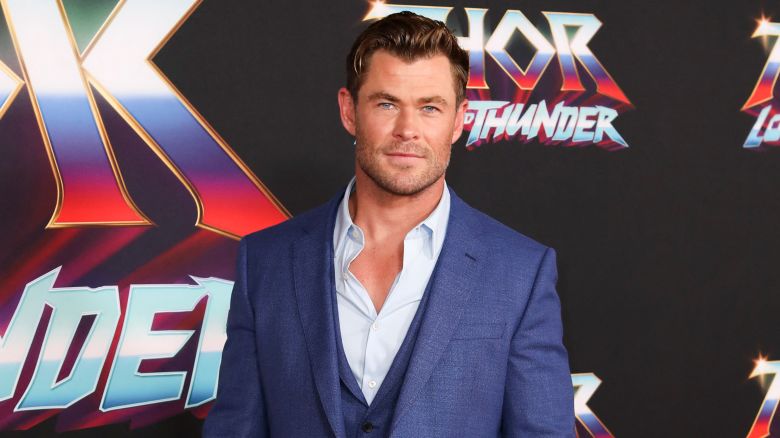 Chris Hemsworth poses on the red carpet at the premiere of Marvel Studios "Thor: Love and Thunder" at the El Capitan Theatre in Los Angeles, California, U.S., June 23, 2022.