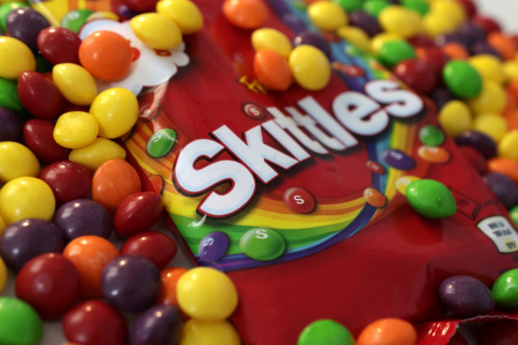 Skittles in the United States will no longer be made with titanium dioxide.