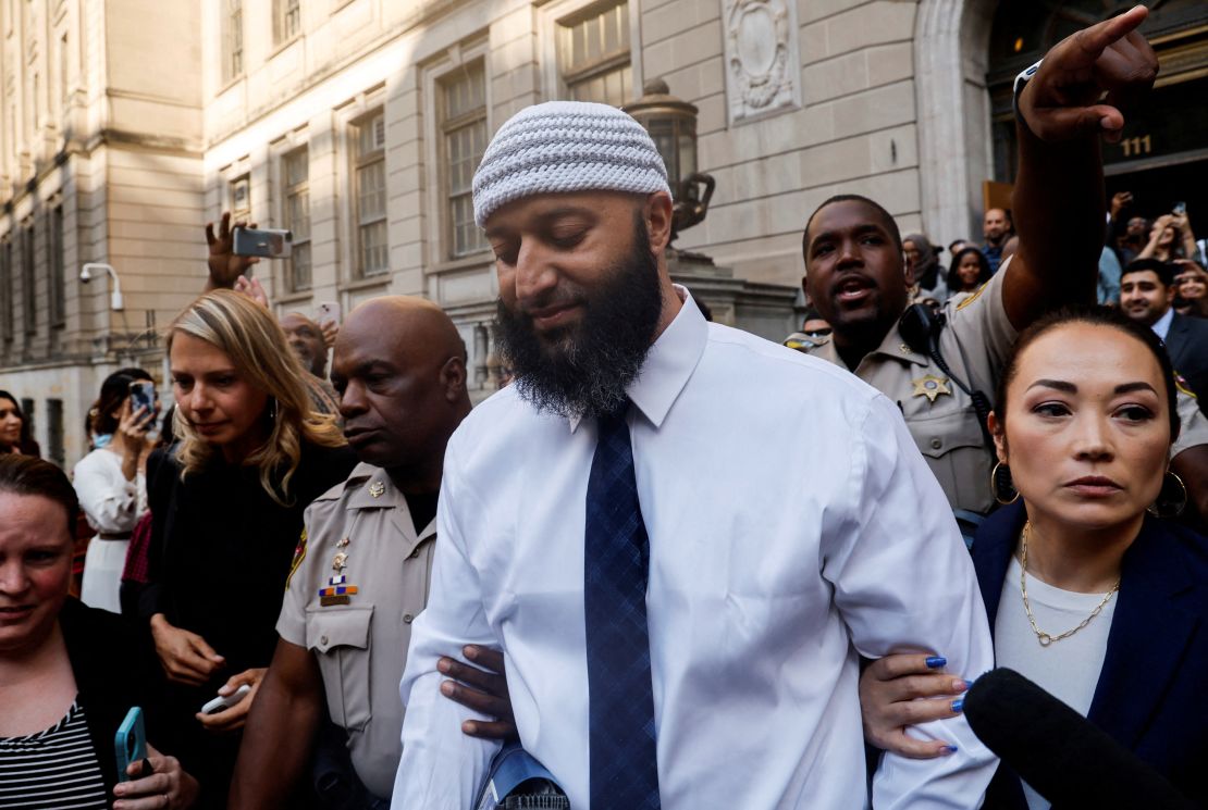 Adnan Syed, whose case was chronicled in the hit podcast "Serial," departs after a judge overturned Syed's 2000 murder conviction and ordered a new trial during a hearing at the Baltimore City Circuit Courthouse in Baltimore, Maryland, U.S., September 19, 2022. REUTERS/Jonathan Ernst TPX IMAGES OF THE DAY