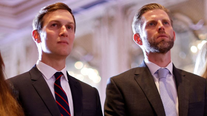 Chinese hackers targeted Eric Trump’s and Jared Kushner’s call data, sources say