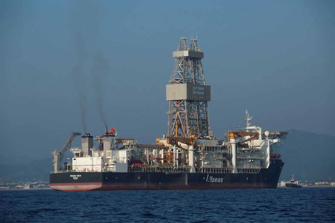 The deep-sea mining vessel Hidden Gem, commissioned by Canadian miner The Metals Company, returns to port after eight weeks of test mining in the Clarion-Clipperton Zone in 2022.