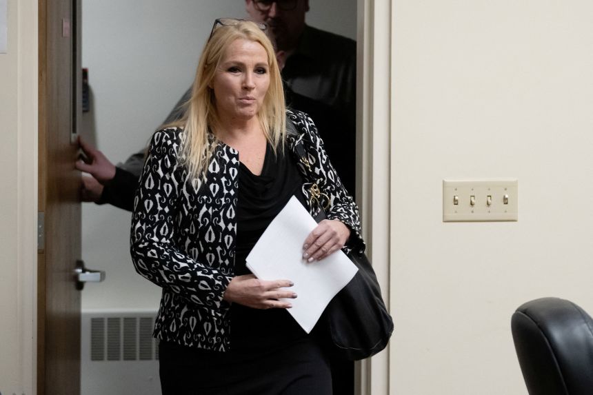 Public defender Anne Taylor, who is representing Kohberger, appears at a hearing in Latah County District Court in Moscow, Idaho.