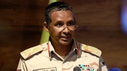 Mohamed Hamdan Dagalo, leader of the RSF, (pictured) and Abdel Fattah al-Burhan who heads the SAF have shunned global efforts to end their feud and have bitterly competed for control of the country.