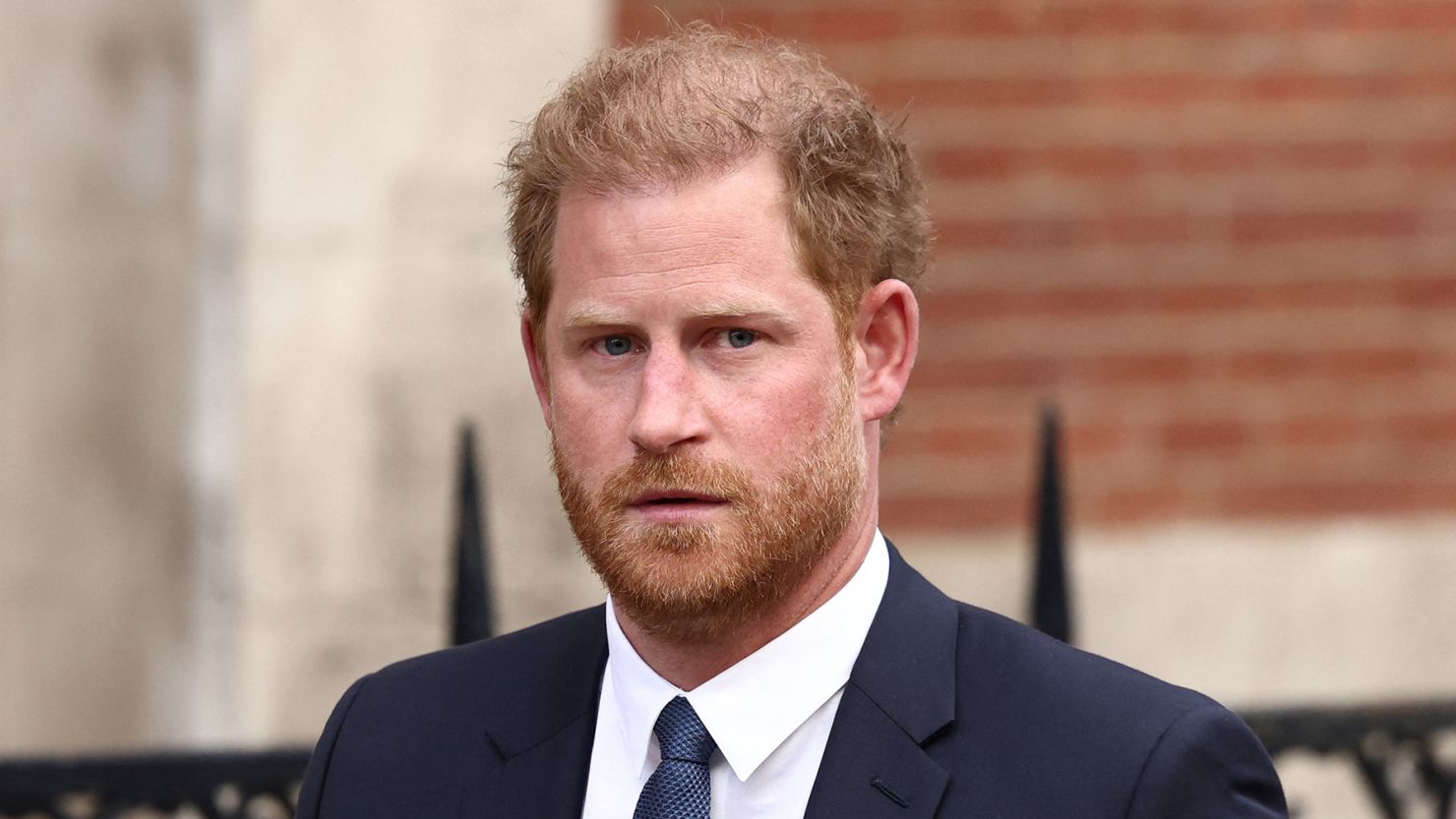 Britain's Prince Harry leaves the High Court in London in this file image from March 27, 2023.