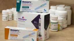 Boxes of Ozempic and Mounjaro, semaglutide and tirzepatide injection drugs used for treating type 2 diabetes and made by Novo Nordisk and Lilly, is seen at a Rock Canyon Pharmacy in Provo, Utah, U.S. March 29, 2023. REUTERS/George Frey