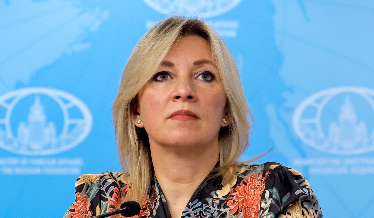 Russian Foreign Ministry spokeswoman Maria Zakharova attends a news conference in Moscow, Russia, on April 4, 2023.