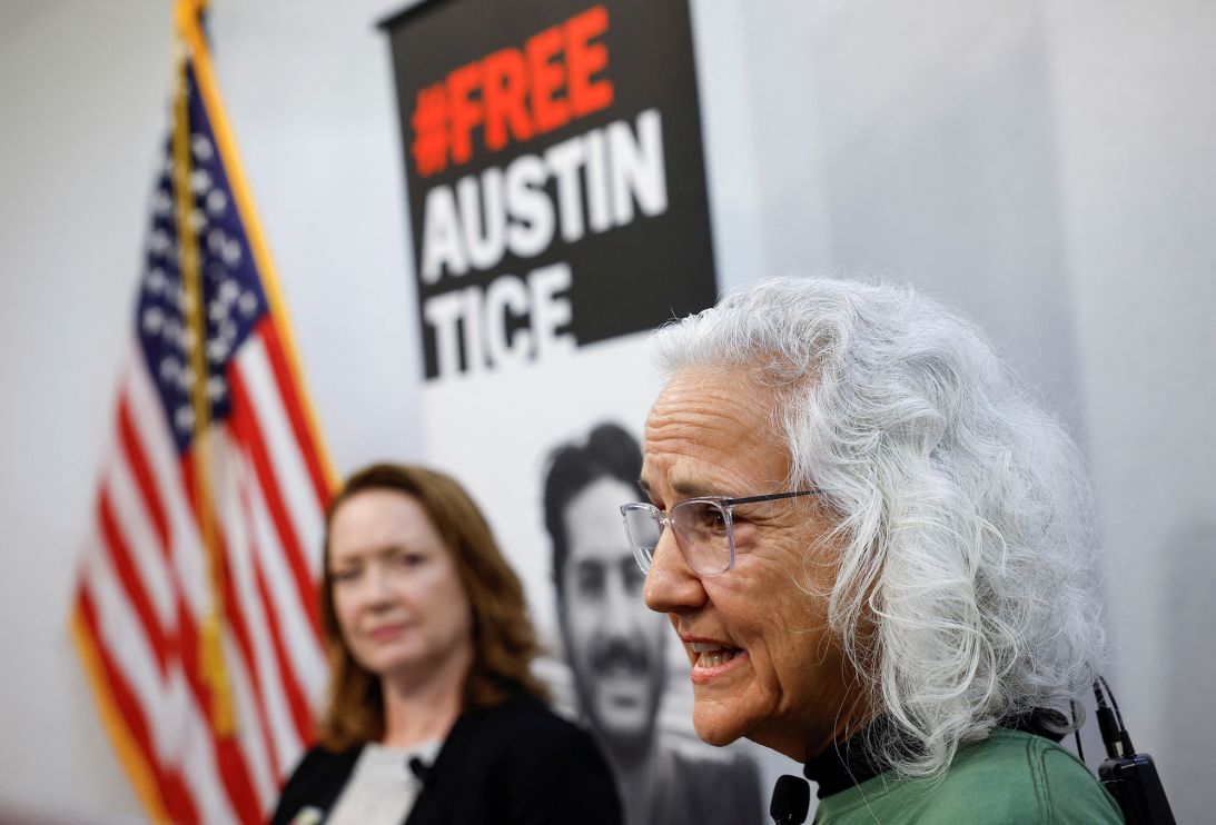 Debra Tice, Austin's mother, has campaigned for 13 years to secure her son's freedom.