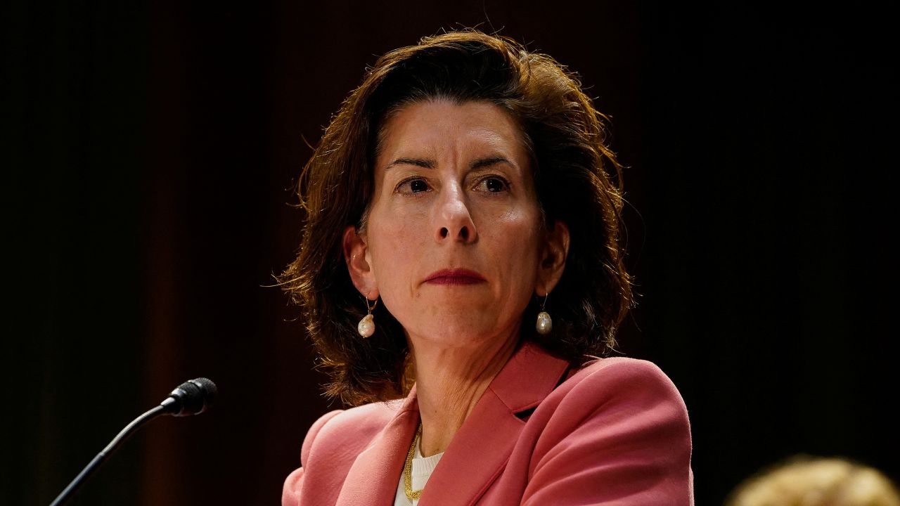 US Commerce Secretary Gina Raimondo.