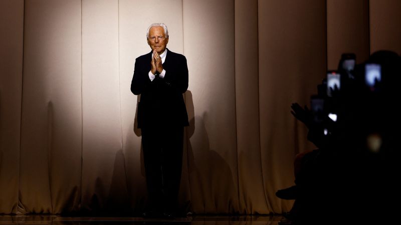 Italian fashion designer Giorgio Armani dies aged 91 | CNN