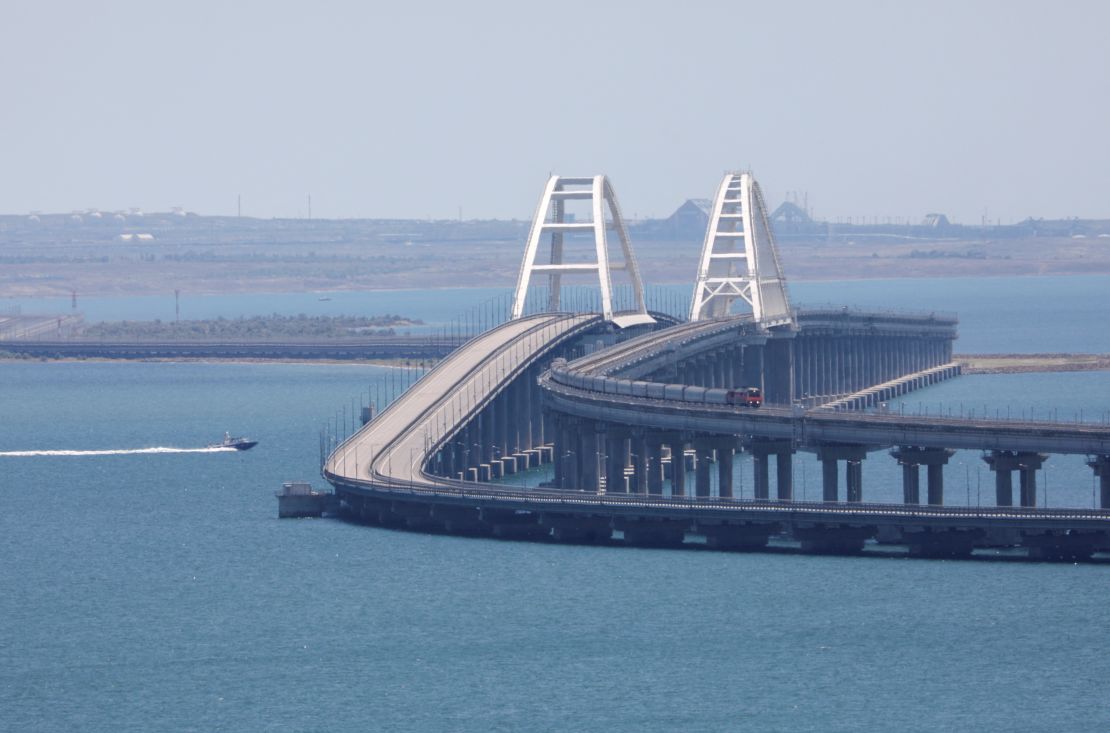 The Kerch bridge has been a targeted for Ukraine throughout the conflict.