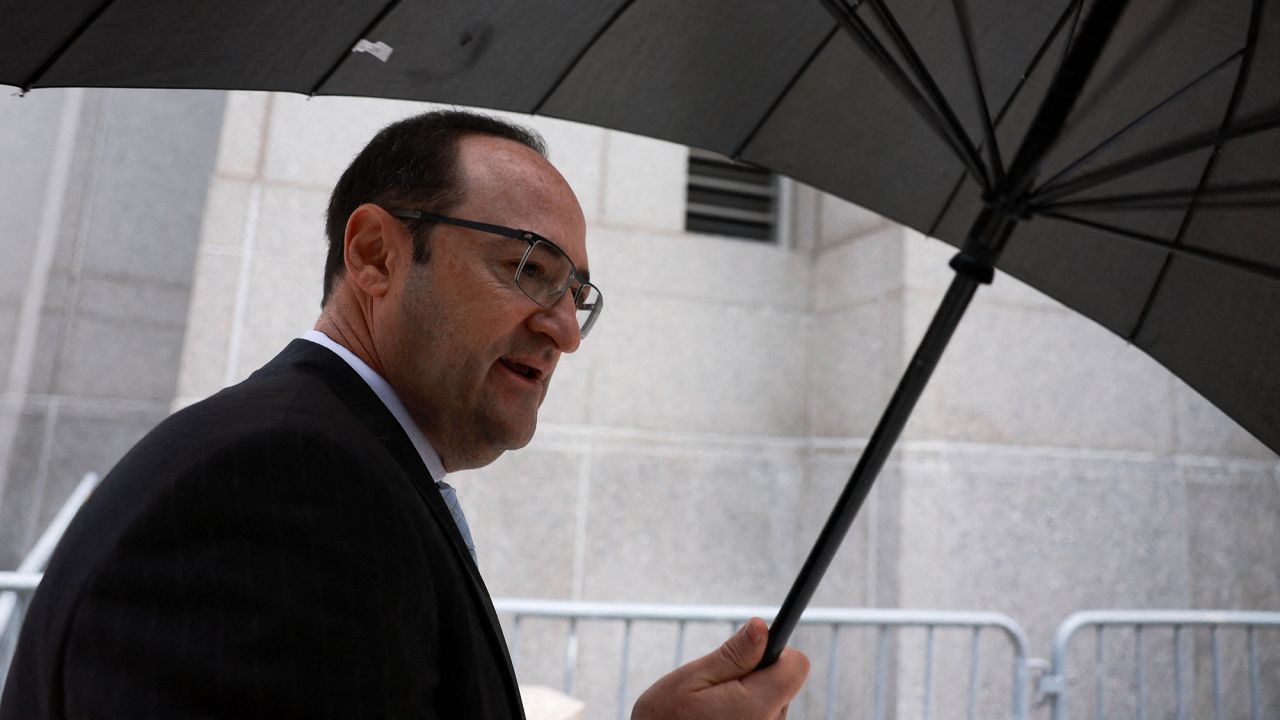Michael Shvartsman walks following a hearing at the Manhattan Federal Court, in New York City, U.S. July 20, 2023.