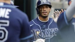 El campocorto de los Rays de Tampa Bay, Wander Franco el 6 de agosto de 2023.