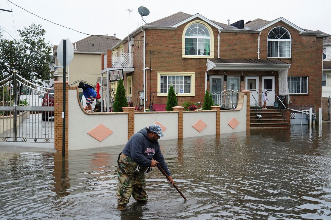 The remnants of Tropical Storm Ophelia brought flooding across the mid-Atlantic and Northeast in late September, 2023, including the Hamilton Beach neighborhood in the Queens borough of New York City.