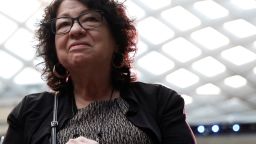 In this October 2023 file photo, Supreme Court Justice Sonia Sotomayor attends an event at the National Portrait Gallery in Washington, D.C.