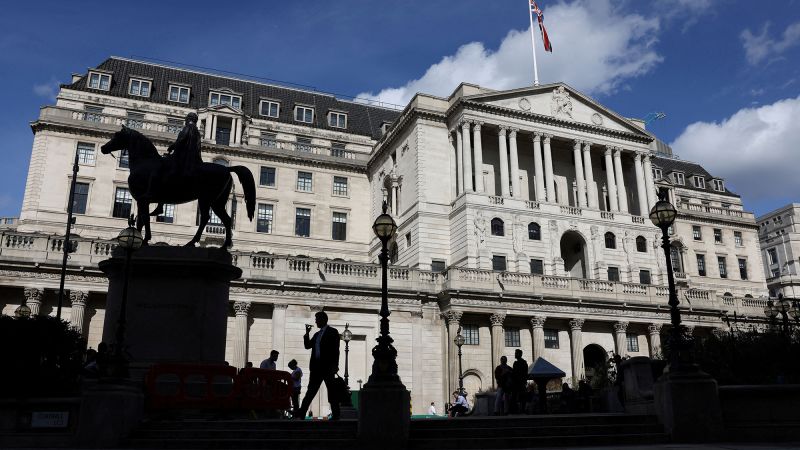 Bank of England downgrades UK economic forecasts, holds interest rates