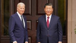 U.S. President Joe Biden meets with Chinese President Xi Jinping at Filoli estate on the sidelines of the Asia-Pacific Economic Cooperation (APEC) summit, in Woodside, California, U.S., November 15, 2023.