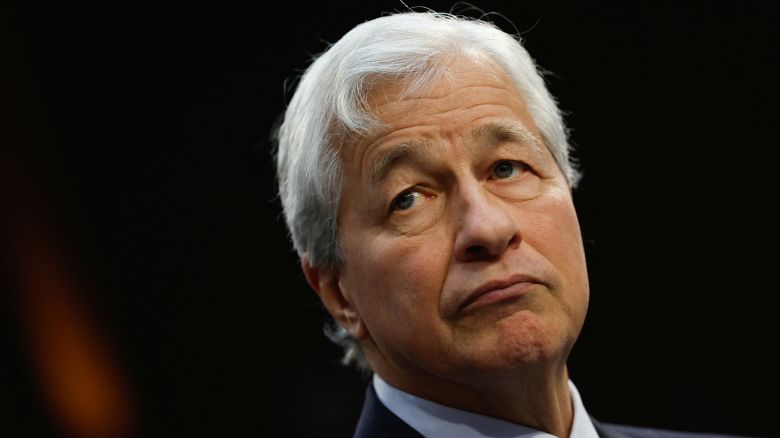 JPMorgan Chase CEO and Chairman Jamie Dimon speaks during the U.S. Senate Banking, Housing and Urban Affairs Committee oversight hearing on Wall Street firms, on Capitol Hill in Washington, U.S., December 6, 2023.