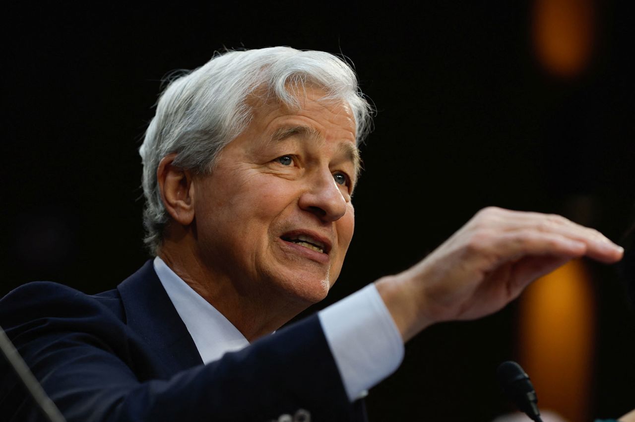 Jamie Dimon speaks during a hearing on Capitol Hill in December 2023.